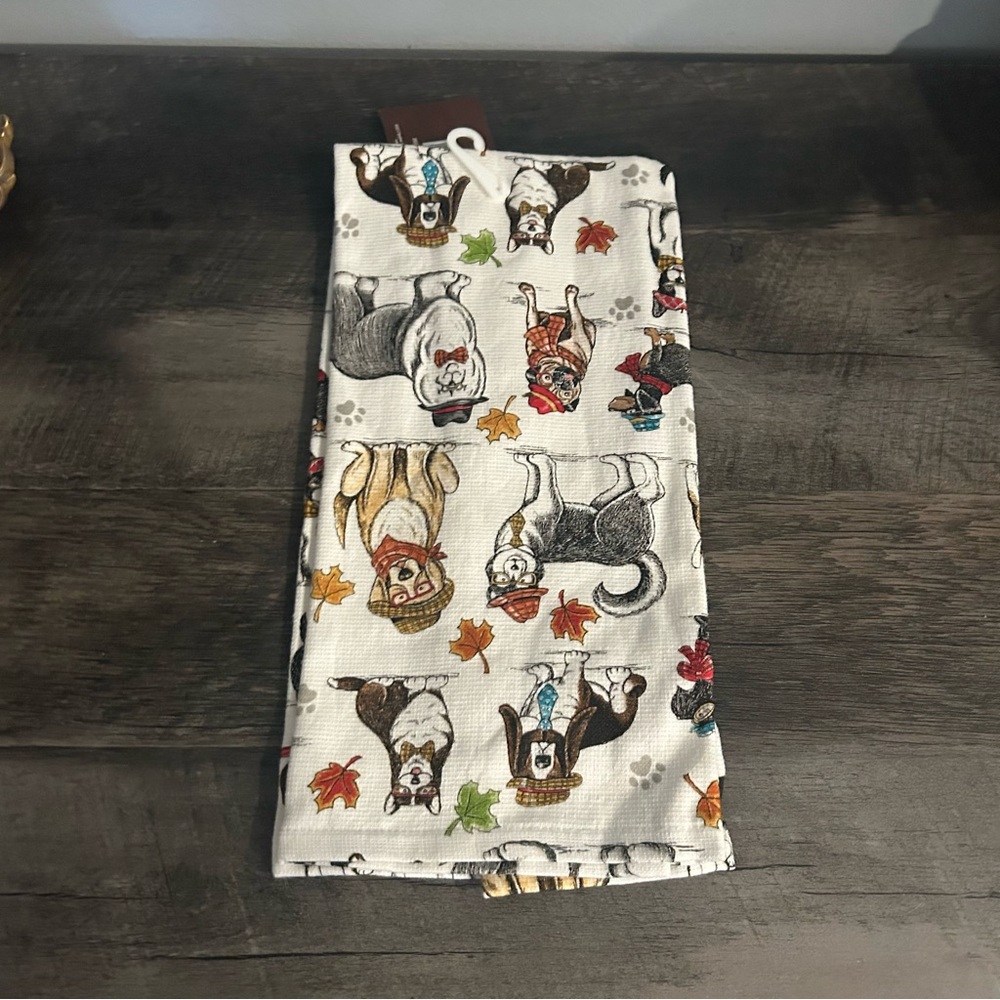 Dish Towel Dogs Tea Towel 26x16 Hobby Lobby Kitchen - Picture 4 of 4
